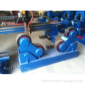 Blue Rubber Self-Aligning Pipe Welding Rollers 10000kg With